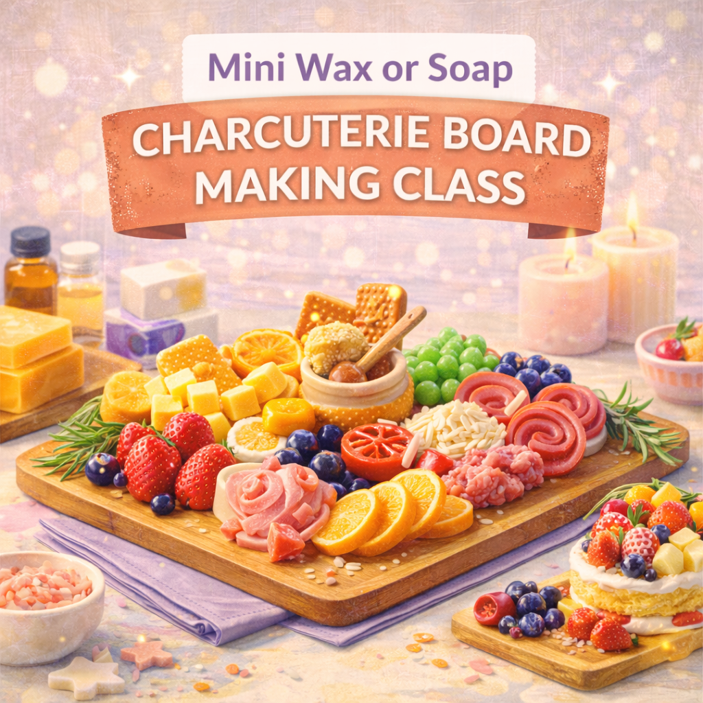 Mini Wax or Soap Charcuterie Board Making Class