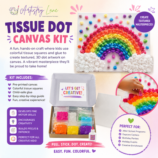 Tissue Dot Canvas