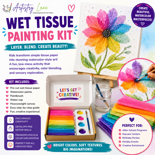 Wet Tissue Painting