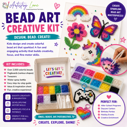 Bead Art Canvas Kit